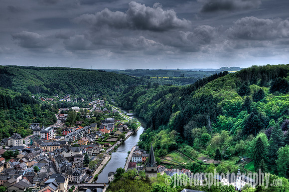 Vianden Luxembourg Top View