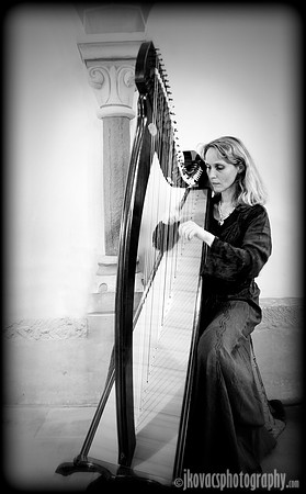 The Lady Harp Player